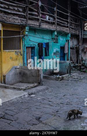 Centro storico di Nashik , India, Maharashtra, Foto Stock