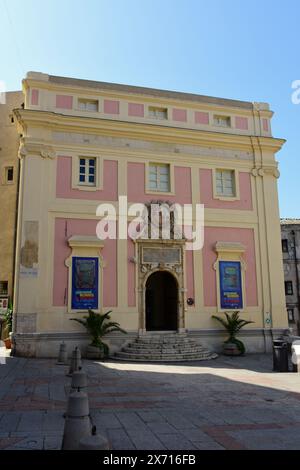 Municipio Vecchio, Antico Palazzo di città, quartiere Castello, Cagliari, Sardegna, Italia Foto Stock