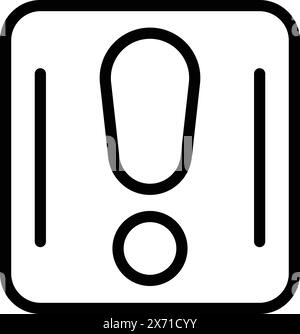 Il vettore dell'icona di errore di avvio aziendale. Il crollo degli affari. Crisi strategica e finanziaria Illustrazione Vettoriale