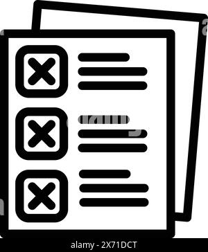 Vettore contorno icona Comprimi avvio. La strategia aziendale fallisce. Battuta d'arresto dello sviluppo dei progetti Illustrazione Vettoriale