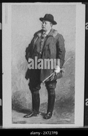 Teddy Roosevelt, Title from jacket., Photograph of a painting copyright and signed 'Gari Melchers, 1908.', Detroit Publishing Co. N. 029475., Gift; State Historical Society of Colorado; 1949, Roosevelt, Theodore, 1858-1919. , Presidenti, Stati Uniti. Foto Stock