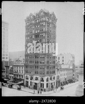 West End Trust Co Building, Philadelphia, 'Detroit Photographic Co.' e '015110' su negative., Detroit Publishing Co. No 015110., Gift; State Historical Society of Colorado; 1949, uffici. , Stati Uniti, Pennsylvania, Filadelfia. Foto Stock