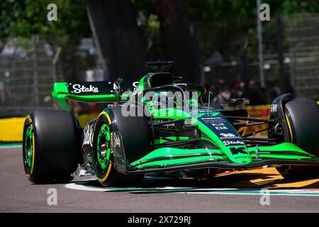 Imola, Italien. 17 maggio 2024. 17.05.2024, autodromo Enzo e Dino Ferrari, Imola, Gran Premio di Formula 1 Emilia Romagna 2024, nella foto Valtteri Bottas (fin), puntata F1 Team Kick Sauber credito: dpa/Alamy Live News Foto Stock