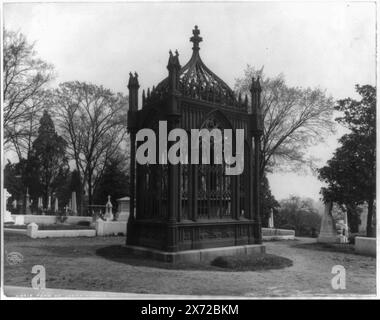 Hollywood, tomba di James Monroe, Richmond, Virginia, '2585 G' su negative., Detroit Publishing Co. N. 018418., Gift; State Historical Society of Colorado; 1949, Monroe, James, 1758-1831. , Cimiteri. , Tombe e monumenti sepolcrali. , Stati Uniti, Virginia, Richmond. Foto Stock