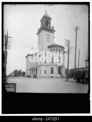 Ufficio postale, Jacksonville, Flag., Title from jacket., 'WHJ 136' on negative., Detroit Publishing Co. N. 32478., Gift; State Historical Society of Colorado; 1949, uffici postali. , Stati Uniti, Florida, Jacksonville. Foto Stock
