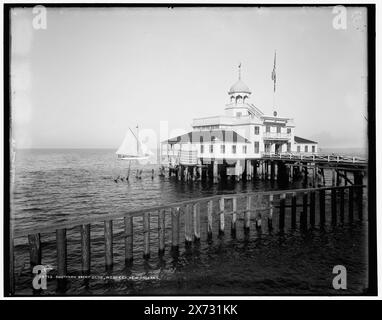 Southern Yacht Club, West End, New Orleans, Data basata su Detroit, Catalogo J (1901)., Detroit Publishing Co. N. 05765., Gift; State Historical Society of Colorado; 1949, Southern Yacht Club. , Yacht club. , Clubhouse. , Stati Uniti, Louisiana, New Orleans. Foto Stock