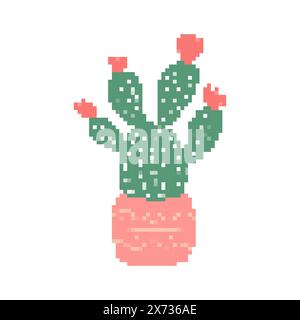 Raccolta di icone Pixel colorate di illustrazione vettoriale frutta. Illustrazione Vettoriale