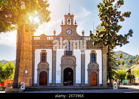 Chiesa della Vergine del Pino (Basilica de Nuestra Senora del Pino) a Teror, Gran Canaria, Spagna. Basilica di Nuestra Senora del Pino nel comune Foto Stock