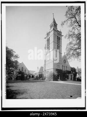 St. John's Episcopal Church, Northampton, Mass., '3803' su negative., Detroit Publishing Co. No 019904., Gift; State Historical Society of Colorado; 1949, chiese anglicane. , Stati Uniti, Massachusetts, Northampton. Foto Stock