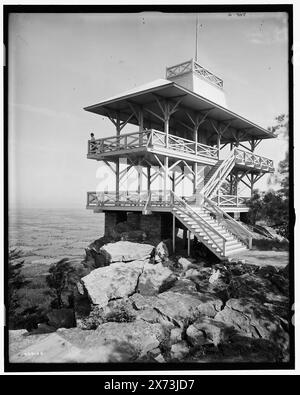 High Rock Observatory, Near Pen Mar Park, Maryland, Title from jacket., '865 G' in negative., Detroit Publishing Co. N. 033138., Gift; State Historical Society of Colorado; 1949, Observation Towers. , Stati Uniti, Maryland, Pen Mar. Foto Stock