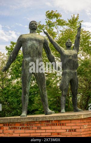 Il Monumento alla Liberazione al Memento Park, Budapest, Ungheria Foto Stock