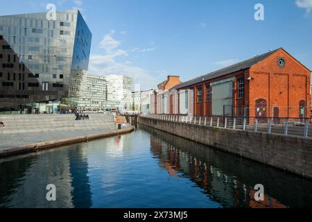 Porto di Liverpool, Merseyside, Inghilterra. Foto Stock