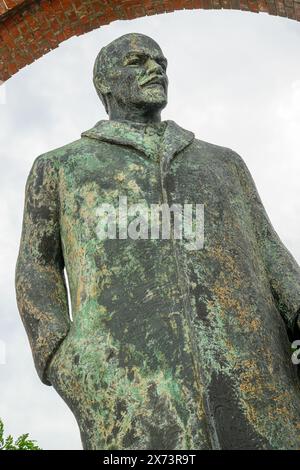 Una statua di Lenin al Parco Memento, Budapest, Ungheria Foto Stock