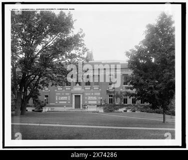 Robinson Hall, Harvard University, Cambridge, Massachusetts, [M. H.] 'Taylor 46' su negative., Detroit Publishing Co. N.. 072341., Gift; State Historical Society of Colorado; 1949, Educational Facilities. , Università e college. , Stati Uniti, Massachusetts, Cambridge. Foto Stock