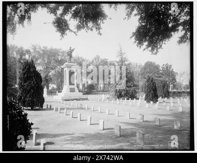 Confederate Monument, Magnolia Cemetery, Charleston, S.C., Detroit Publishing Co. N. 05799., Gift; State Historical Society of Colorado; 1949, Cemeteries. , Stati Uniti, storia, Guerra civile, 1861-1865. , Stati Uniti, Carolina del Sud, Charleston. Foto Stock