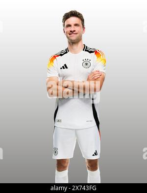 Thomas Mueller della Germania Deutscher Fussball-Bund, DFB, Maenner-Nationalmannschaft zu Fussball Euro 2024 UEFA Euro 2024 in Germania Pool DFB © diebilderwelt / Alamy Stock Foto Stock