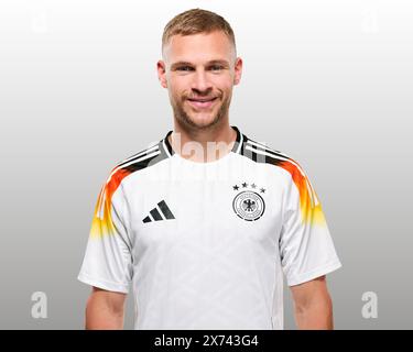 Joshua Kimmich della Germania Deutscher Fussball-Bund, DFB, Maenner-Nationalmannschaft zu Fussball Euro 2024 UEFA Euro 2024 in Germania Pool DFB © diebilderwelt / Alamy Stock Foto Stock