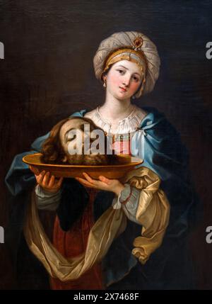 Salome con la testa di San Giovanni Battista di Benjamin West (1738-1820), olio su tela, 1763. Foto Stock