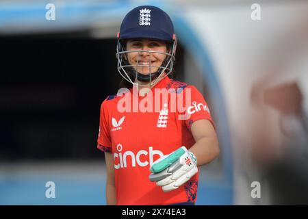 Northampton, Regno Unito. 17 maggio 2024. Maia Bouchier durante la seconda Vitality IT20 tra le donne inglesi e le donne pakistane al County Ground, Northamptonshire. Kyle Andrews/Alamy Live News Foto Stock