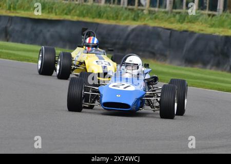 Ludovic Ingwiller, Pygmee F3, Derek Bell Cup, una gara di venti minuti con auto monoposto da 1 litro di Formula 3 che ha gareggiato negli anni 1964 - 19 Foto Stock