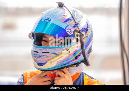 Le Americhe. 17 maggio 2024. Samantha Tan (38) con ST Racing nella BMW M4 GT3 in azione pre-pratica 1 al Fanatec GT World Challenge Championship, Circuit of the Americas. Austin, Texas. Mario Cantu/CSM/Alamy Live News Foto Stock