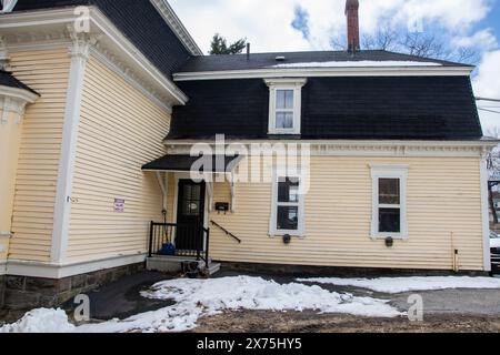 Casa d'infanzia di Sir William Maxwell Aitken a Beaverbrook House a Miramichi, New Brunswick, Canada Foto Stock