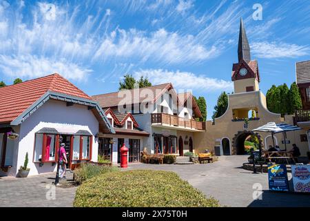 Tamar Valley Resort a tema svizzero a Grindelwald, Tasmania Foto Stock