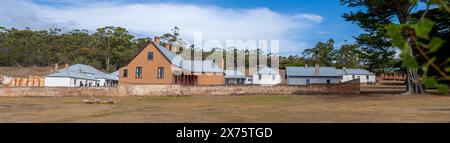 Esterno delle sale da pranzo Coffee Palace, Darlington, Maria Island, Tasmania Foto Stock