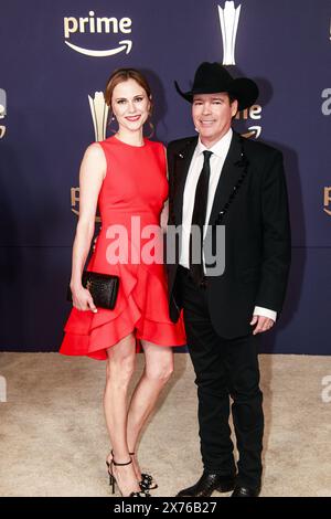 Jessica Craig, Clay Walker partecipa al 59° Academy of Country Music Awards all'Omni Frisco Hotel at the Star il 16 maggio 2024 a Frisco, Texas. Foto: Ozzie B/imageSPACE/Sipa USA Foto Stock