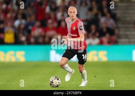 Southampton, Regno Unito. 17 maggio 2024. Will Smallbone di Southampton durante il Play-off del Campionato Sky Bet Second Leg Match Southampton vs West Bromwich Albion al St Mary's Stadium, Southampton, Regno Unito, 17 maggio 2024 (foto di Gareth Evans/News Images) a Southampton, Regno Unito, il 17/5/2024. (Foto di Gareth Evans/News Images/Sipa USA) credito: SIPA USA/Alamy Live News Foto Stock