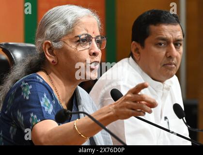 India. 17 maggio 2024. NUOVA DELHI, INDIA - 17 MAGGIO: A nuova Delhi, India, venerdì 17 maggio 2024. (Foto di Sonu Mehta/Hindustan Times/Sipa USA) credito: SIPA USA/Alamy Live News Foto Stock