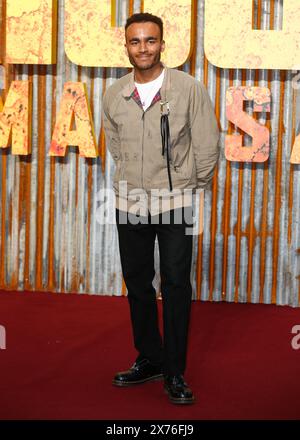 Londra, Regno Unito. 17 maggio 2024. Munya Chawawa partecipa alla premiere britannica di Furiosa: A Mad Max Saga, tenutasi al BFI IMAX di Waterloo, Londra. (Foto di Mario Mitsis/SOPA Images/Sipa USA) credito: SIPA USA/Alamy Live News Foto Stock