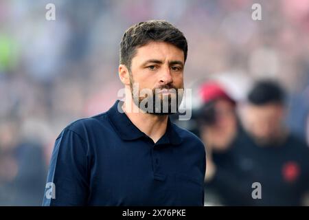 Direttore di Southampton Russell Martin - Southampton contro West Bromwich Albion, Sky Bet Championship, Play Off semifinale 2nd Leg, St Mary's Stadium, Southampton, Regno Unito - 17 maggio 2024 solo uso editoriale - si applicano restrizioni DataCo Foto Stock