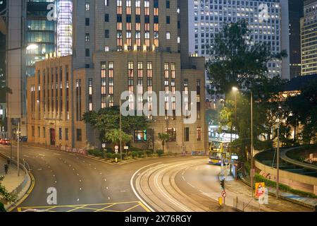 HONG KONG, CINA - 5 DICEMBRE 2023: Bank of China Building a Hong Kong. Foto Stock