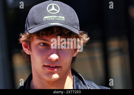 Imola, Italia. 18 maggio 2024. Andrea Kimi Antonelli (ITA) pilota di Prema Racing F2. Campionato del mondo di Formula 1, Rd 7, Gran Premio dell'Emilia Romagna, sabato 18 maggio 2024. Imola, Italia. Crediti: James Moy/Alamy Live News Foto Stock