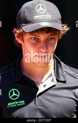 Imola, Italia. 18 maggio 2024. Andrea Kimi Antonelli (ITA) pilota di Prema Racing F2. Campionato del mondo di Formula 1, Rd 7, Gran Premio dell'Emilia Romagna, sabato 18 maggio 2024. Imola, Italia. Crediti: James Moy/Alamy Live News Foto Stock