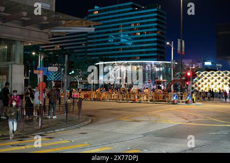 HONG KONG, CINA - 7 DICEMBRE 2023: Paesaggio urbano di Hong Kong. Foto Stock