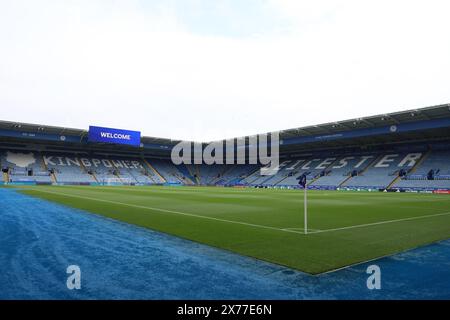 Leicester, Regno Unito. 18 maggio 2024. Leicester, Inghilterra, 18 maggio 2024: Il King Power Stadium prima della partita Barclays fa Womens Super League tra Leicester City e Liverpool al King Power Stadium, Leicester 18 maggio 2024 (Bettina Weissensteiner/SPP) credito: SPP Sport Press Photo. /Alamy Live News Foto Stock