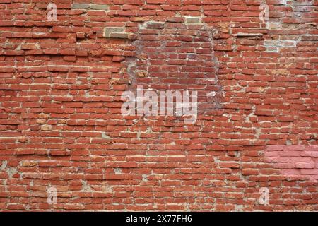 muro di mattoni rosso Foto Stock