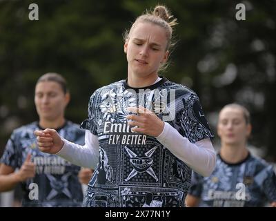 Borehamwood, Regno Unito. 18 maggio 2024. Borehamwood, Inghilterra, 18 maggio 2024: Vivianne Miedema (11 Arsenal) prima della partita Barclays fa Womens Super League tra Arsenal e Brighton e Hove Albion al Mangata Pay UK Stadium (Meadow Park) a Borehamwood, Inghilterra. (Jay Patel/SPP) credito: SPP Sport Press Photo. /Alamy Live News Foto Stock