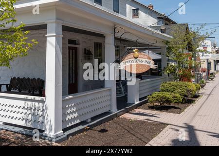 Gettysburg, Pennsylvania - 23 aprile 2024: The Dobbin House Gettystown Inn Bed and Breakfast. Foto Stock