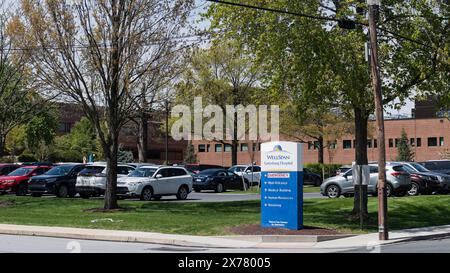 Gettysburg, Pennsylvania - 23 aprile 2024: WellSpan Gettysburg Hospital Foto Stock