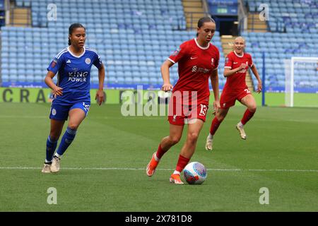 Leicester, Regno Unito. 18 maggio 2024. Leicester, Inghilterra, 18 maggio 2024: Mia Enderby (13 Liverpool) durante la partita Barclays fa Womens Super League tra Leicester City e Liverpool al King Power Stadium, Leicester 18 maggio 2024 (Bettina Weissensteiner/SPP) crediti: SPP Sport Press Photo. /Alamy Live News Foto Stock