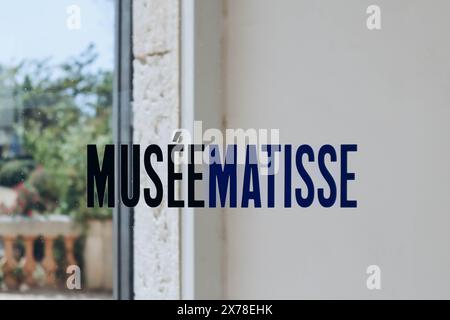 Nizza, Francia - 29 luglio 2023: Il Matisse Museu di Nizza, dedicato all'opera del pittore francese Henri Matisse. Raccoglie uno dei più grandi col mondo Foto Stock