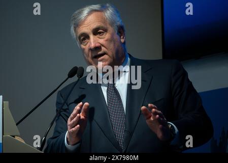 Roma, Italia. Nella foto Antonio Tajani (Ministro degli affari Esteri e della cooperazione internazionale). SOLO PER USO EDITORIALE! NON PER USO COMMERCIALE! Foto Stock