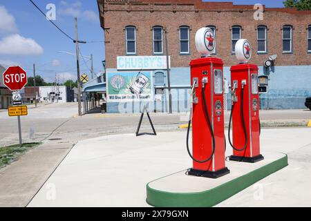 American Giants Museum nel centro di Atlanta, Illinois Foto Stock