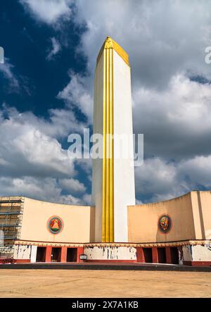 Il Tower Building al Fair Park di Dallas - Texas, Stati Uniti Foto Stock