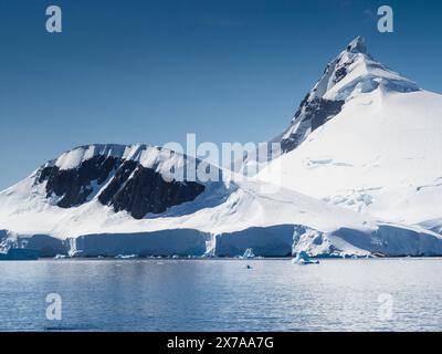 Buache Peak, Palaver Point, due isole Hummock, Antartide Foto Stock