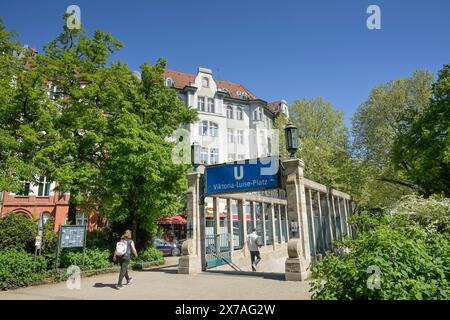 U-Bahnhof, Viktoria-Luise-Platz, Schöneberg, Tempelhof-Schöneberg, Berlino, Germania Foto Stock