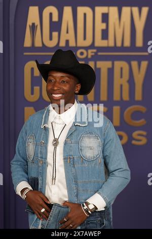 Frisco, Stati Uniti. 16 maggio 2024. Markell Washington parteciperà al Red Carpet della 59a cerimonia di premiazione dell'Academy of Country Music Awards all'Omni Frisco Hotel presso The Star di Frisco, Stati Uniti, il 16 maggio 2024. (Foto di Javier Vicencio/Eyepix Group) (foto di Eyepix/NurPhoto) crediti: NurPhoto SRL/Alamy Live News Foto Stock